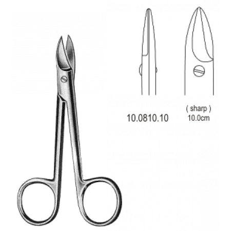 Beebee Scissors Sharp/Sharp Straight 10cm - Surgix Instruments