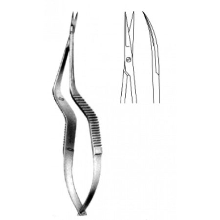 Potts Micro Scissors Curved 22.5cm - Surgix Instruments