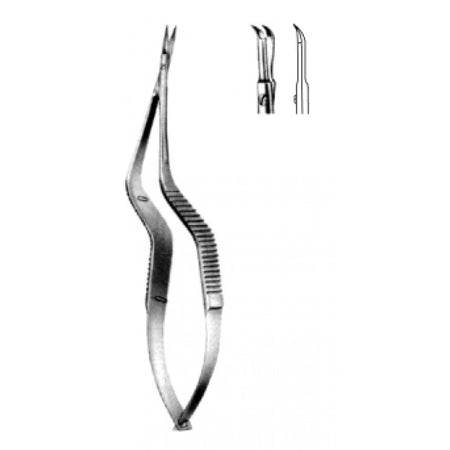 Micro Scissors arrow point Curved 22.5cm - Surgix Instruments
