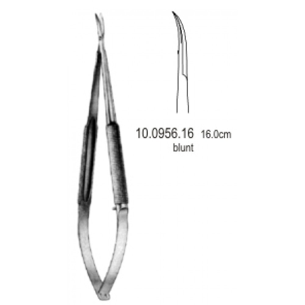 Hepp/Scheidel Micro Scissors Curved 16cm - Surgix Instruments