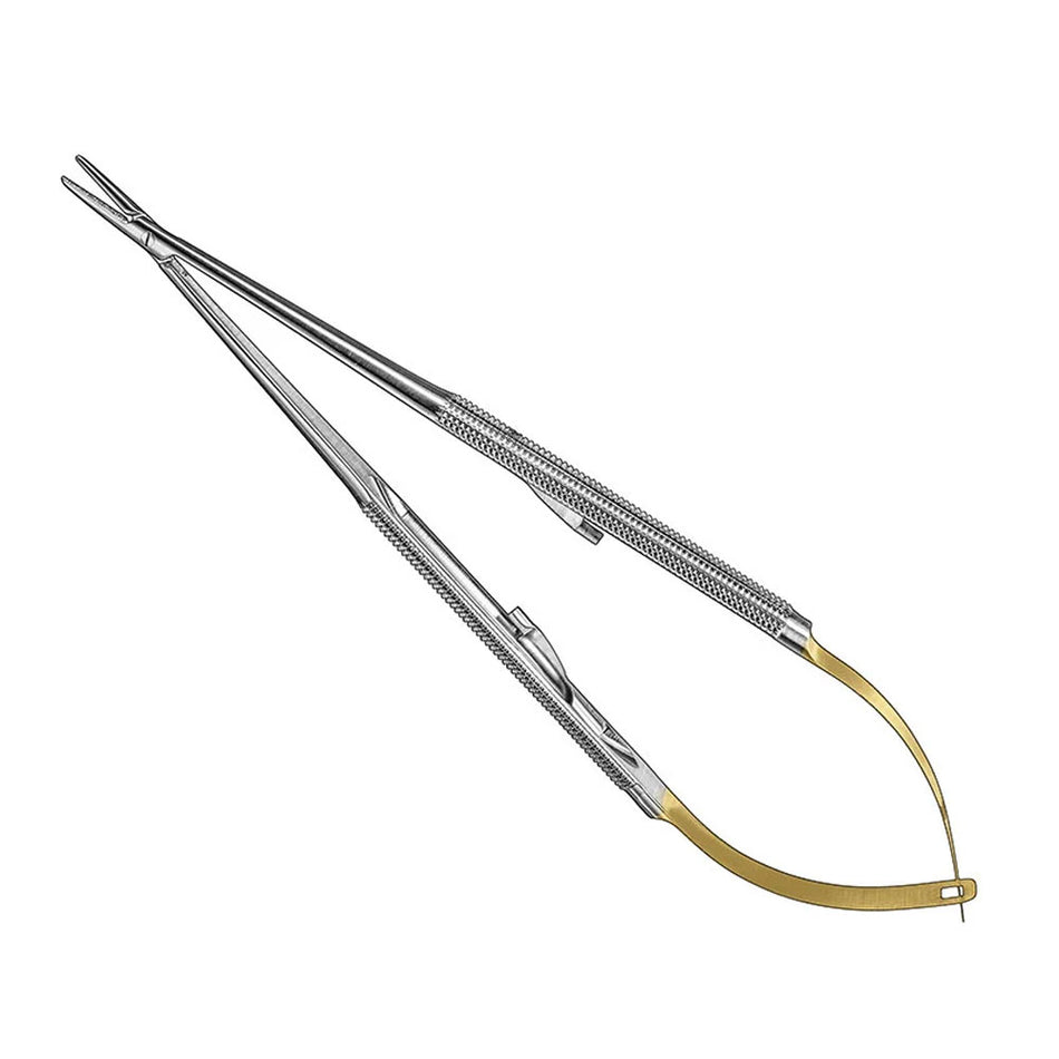 BARRAQUER, micro Needle Holder., 18 cm, Straight., Diamond – Micro Needle Holders | Surgix Instruments