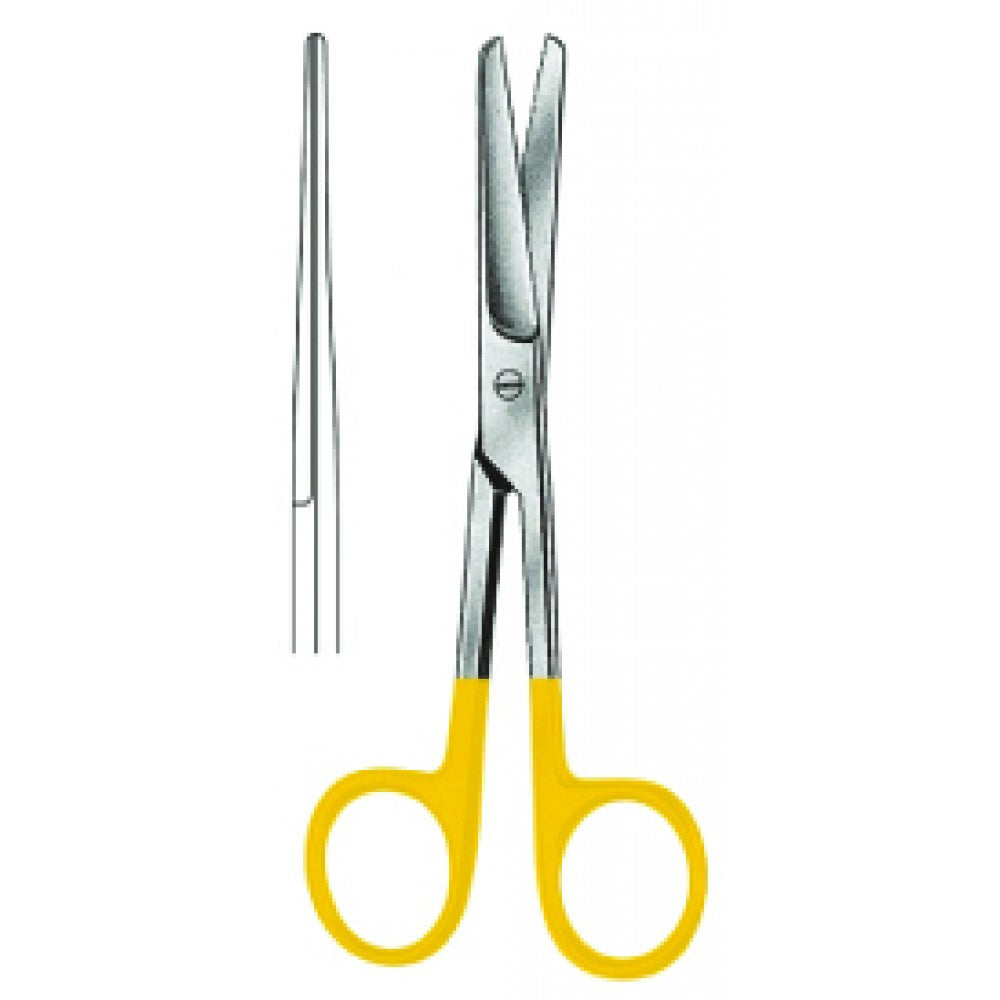 Operating Scissors Blunt/Blunt Straight 15.5cm Tungsten Carbide Inlays - Surgix Instruments