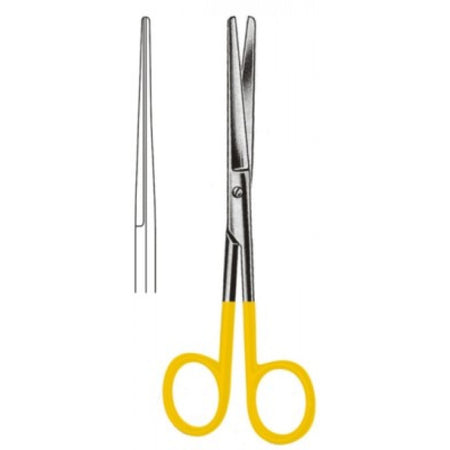 Grazil Operating Scissors Blunt/Blunt Straight 13.0cm Tungsten Carbide Inlays - Surgix Instruments