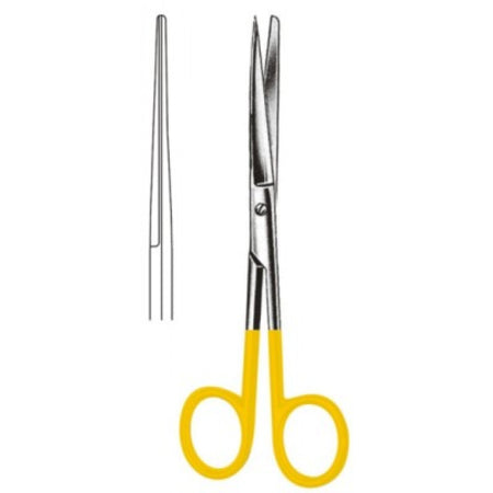 Grazil Operating Scissors Sharp/Blunt Straight 13.0cm Tungsten Carbide Inlays - Surgix Instruments