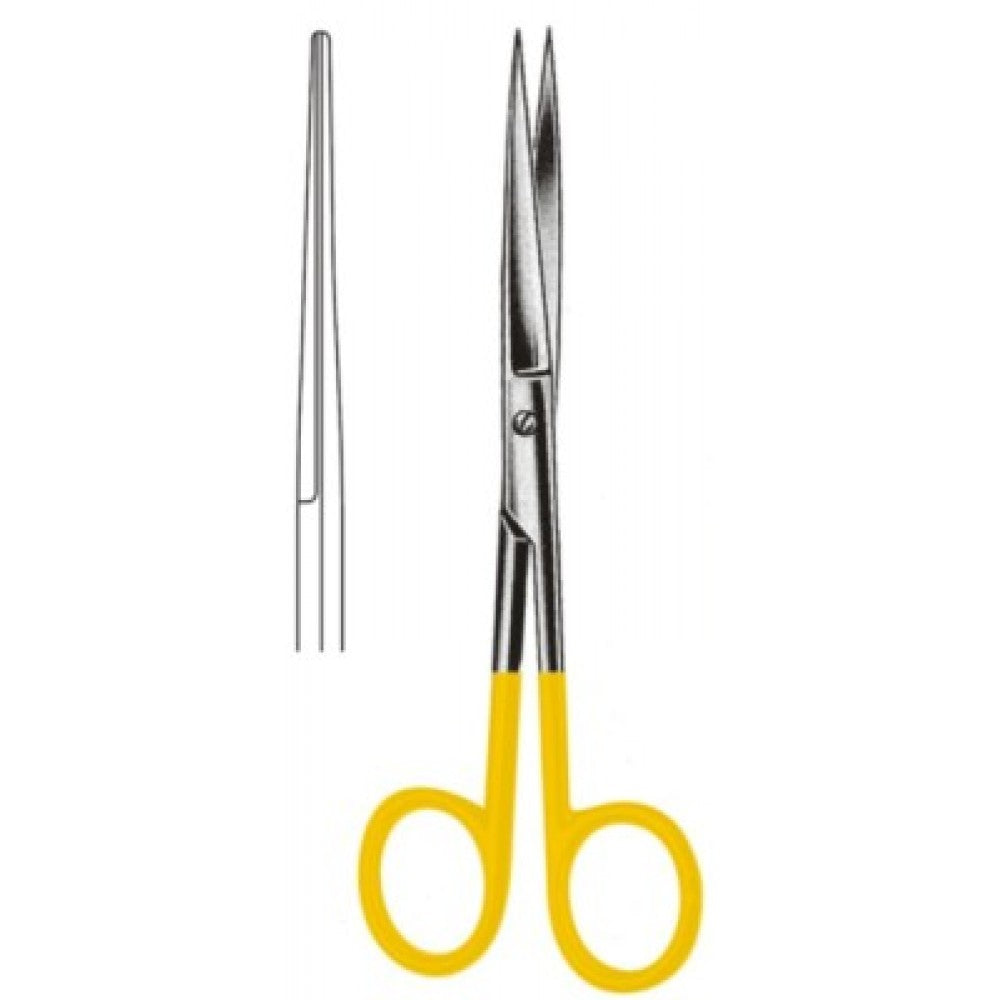 Grazil Operating Scissors Sharp/Sharp Straight 14.0cm Tungsten Carbide Inlays - Surgix Instruments