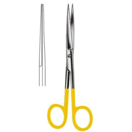 Grazil Operating Scissors Sharp/Sharp Straight 14.0cm Tungsten Carbide Inlays - Surgix Instruments