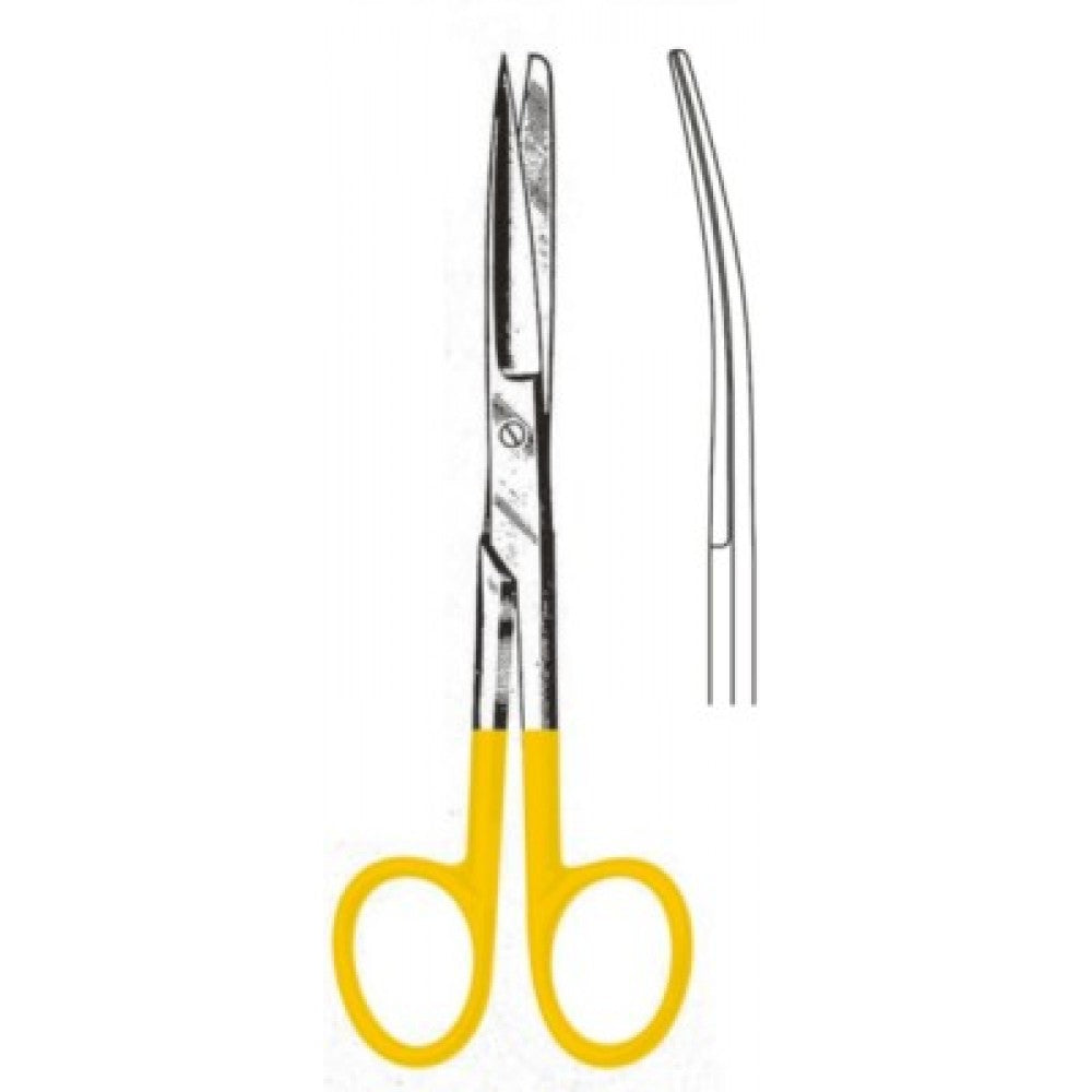 Deaver Scissors Curved Sharp/Blunt 14cm Tungsten Carbide Inlays - Surgix Instruments