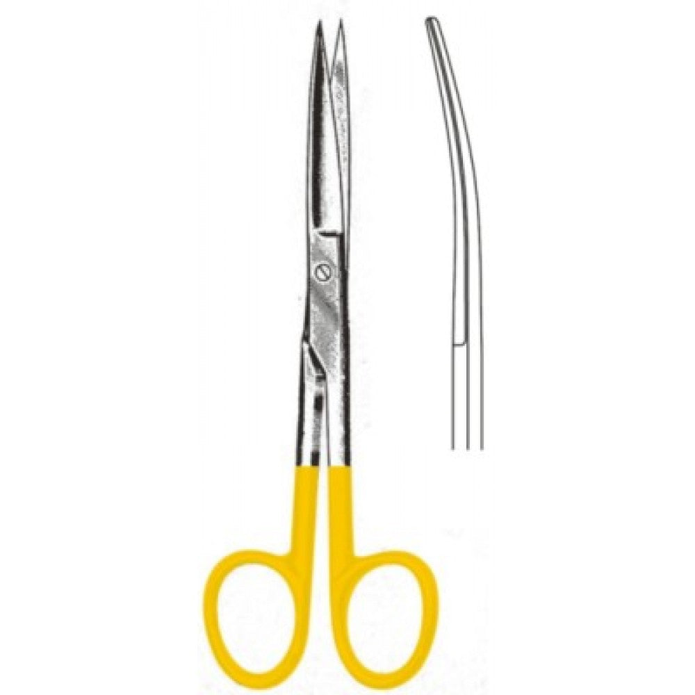 Deaver Scissors Curved Sharp/Sharp 14cm Tungsten Carbide Inlays - Surgix Instruments