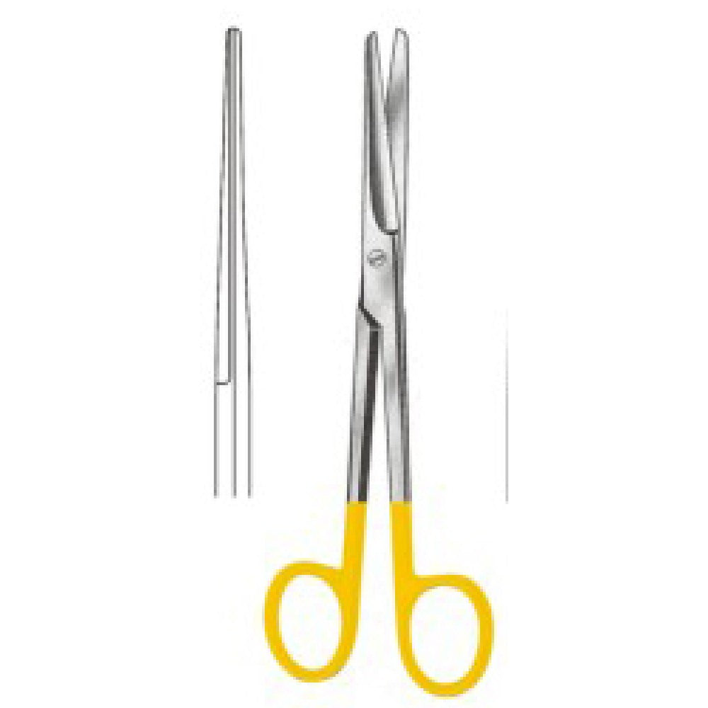 Mayo Scissors Straight 14.5cm Tungsten Carbide Inlays - Surgix Instruments
