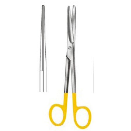Mayo Scissors Straight 15cm Tungsten Carbide Inlays - Surgix Instruments