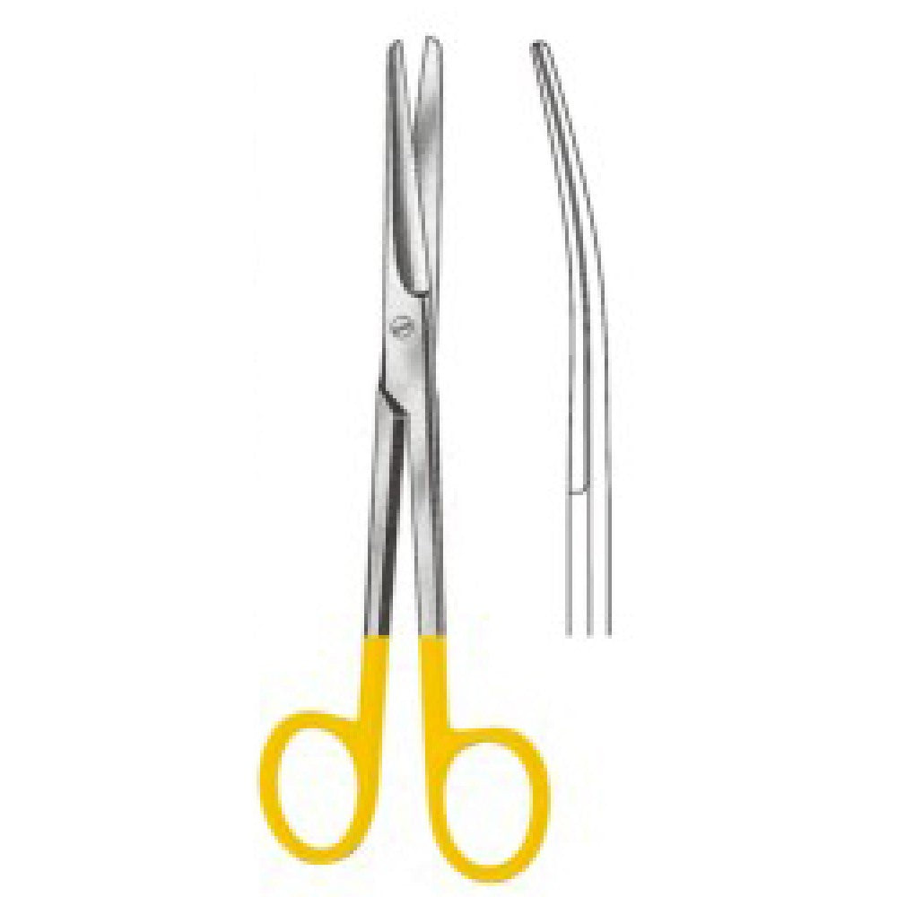 Mayo Scissors Curved 18cm Tungsten Carbide Inlays - Surgix Instruments