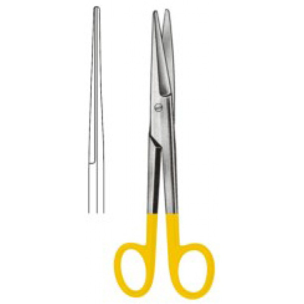 Mayo Noble Scissors Straight 17cm Tungsten Carbide Inlays - Surgix Instruments