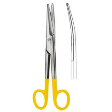 Mayo Noble Scissors Curved 17cm Tungsten Carbide Inlays - Surgix Instruments