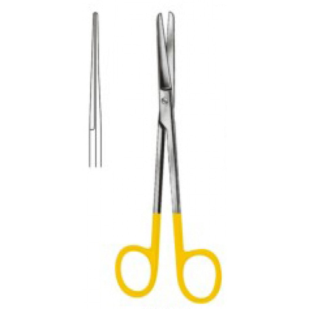 Mixter Scissors Blunt/Blunt Straight 15.5cm Tungsten Carbide Inlays - Surgix Instruments