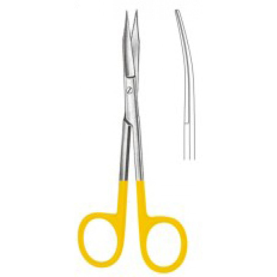 Goldman Fox Scissors Curved 13cm Tungsten Carbide Inlays - Surgix Instruments