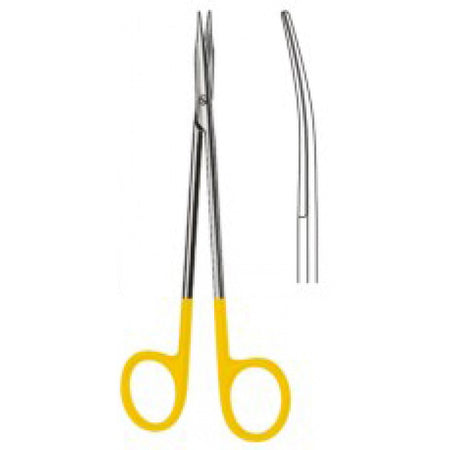 REYNOLDS Operating Scissors Curved 15cm Tungsten Carbide Inlays - Surgix Instruments