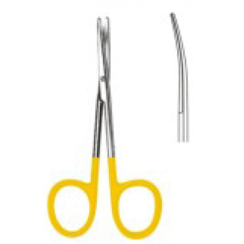 Baby Metzenbaum Scissors Curved blunt 11.5cm Tungsten Carbide Inlays - Surgix Instruments