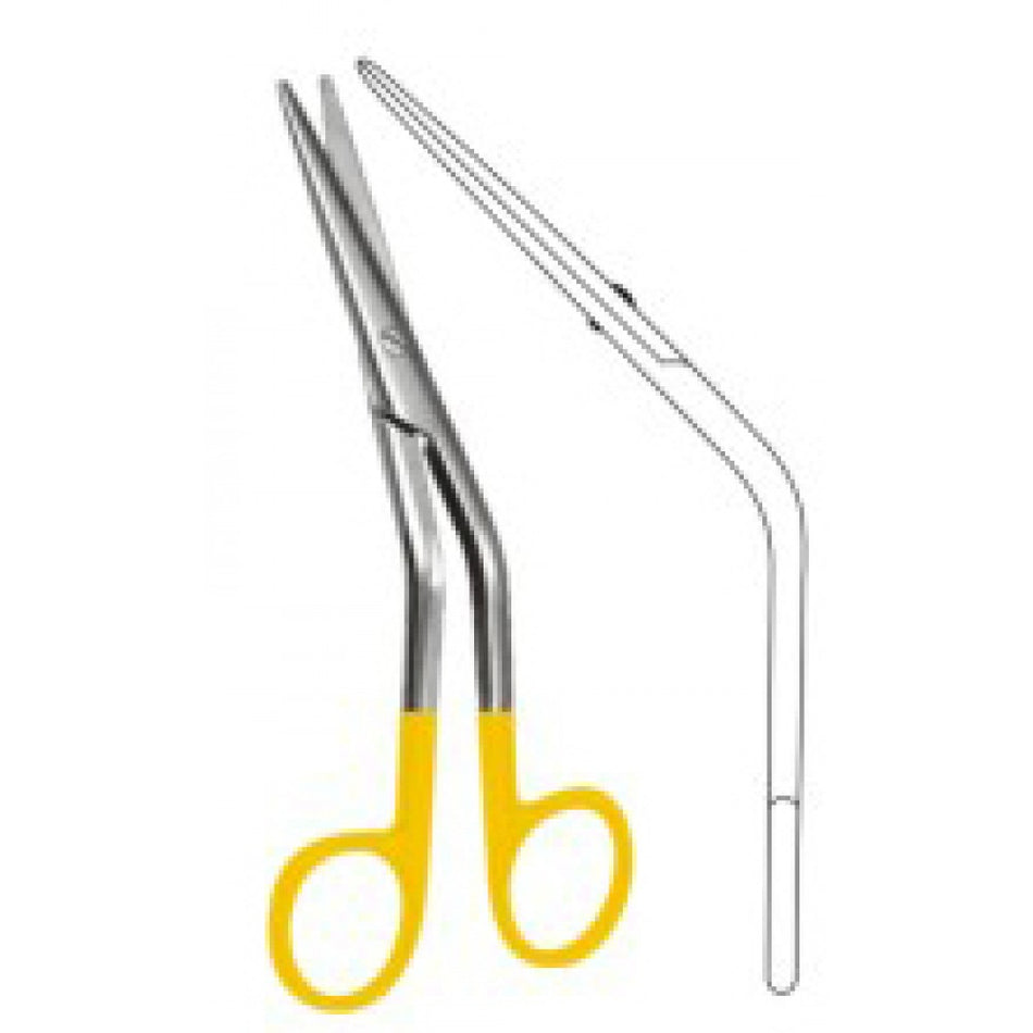 COTTLE Dorsal Scissors bent on shaft 16cm Tungsten Carbide Inlays - Surgix Instruments