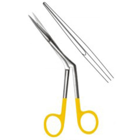Heymann Nasal Turbinectomy Scissors 18cm Tungsten Carbide Inlays - Surgix Instruments