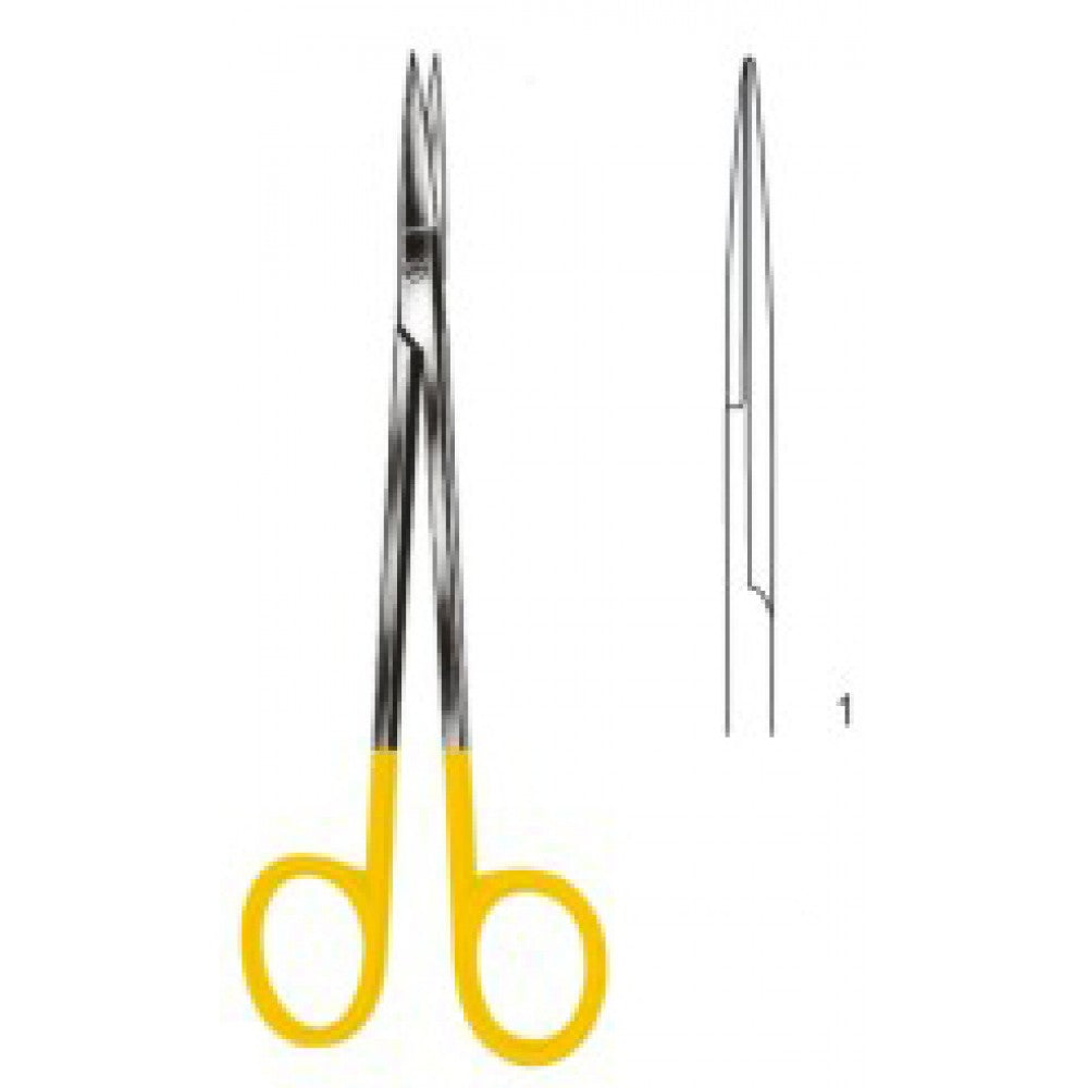 Kelly Scissors Straight 16cm Tungsten Carbide Inlays - Surgix Instruments
