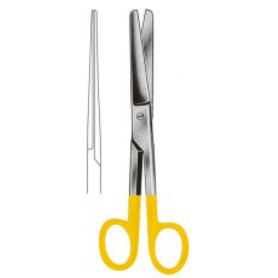 DOYEN Gynecological Scissors Straight 17cm Tungsten Carbide Inlays - Surgix Instruments