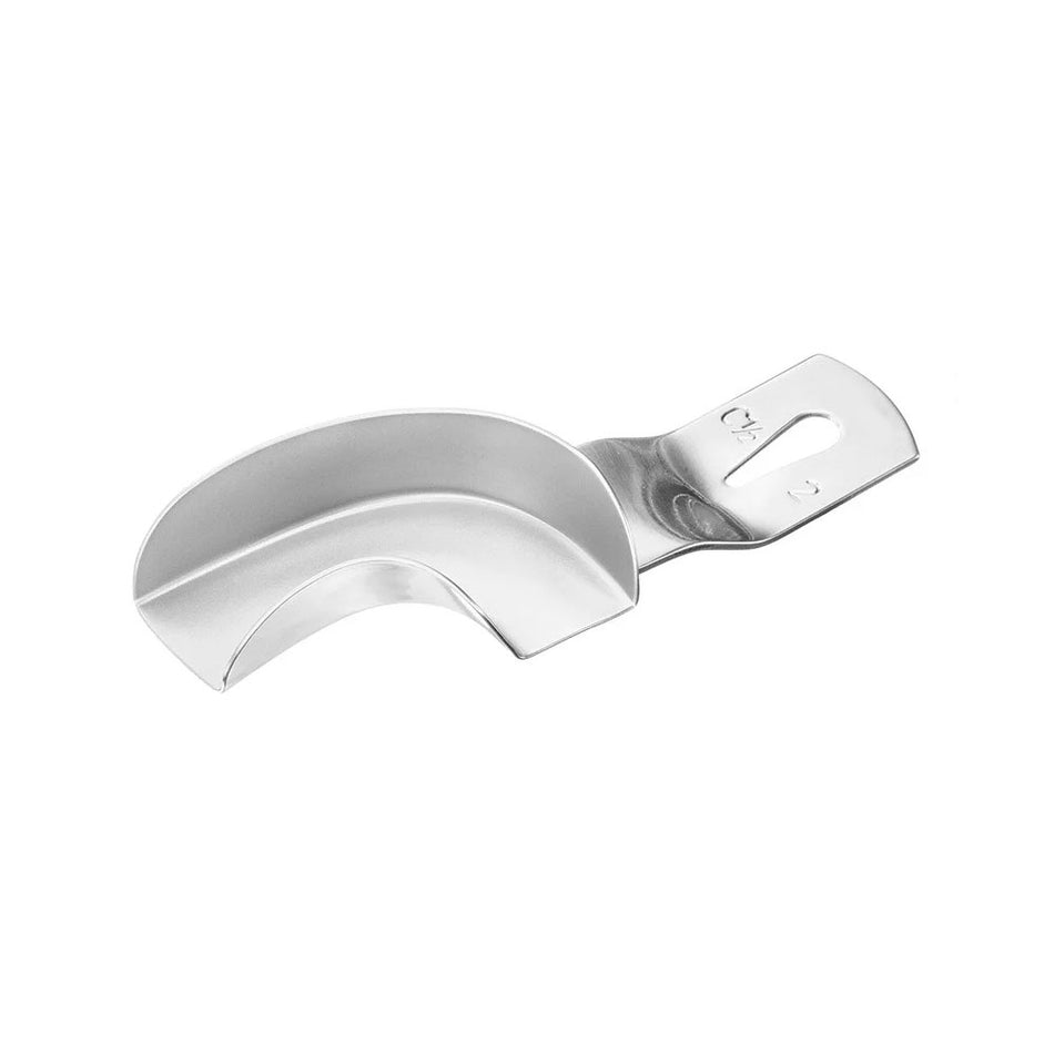 Impression tray, unperf., part., 1/2L, Size2 – Impression Trays For Partial Impressions | Surgix Instruments