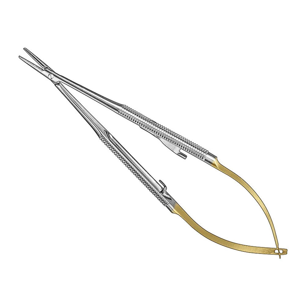 BARRAQUER, micro Needle Holder., 14 cm, Straight., Diamond – Micro Needle Holders | Surgix Instruments