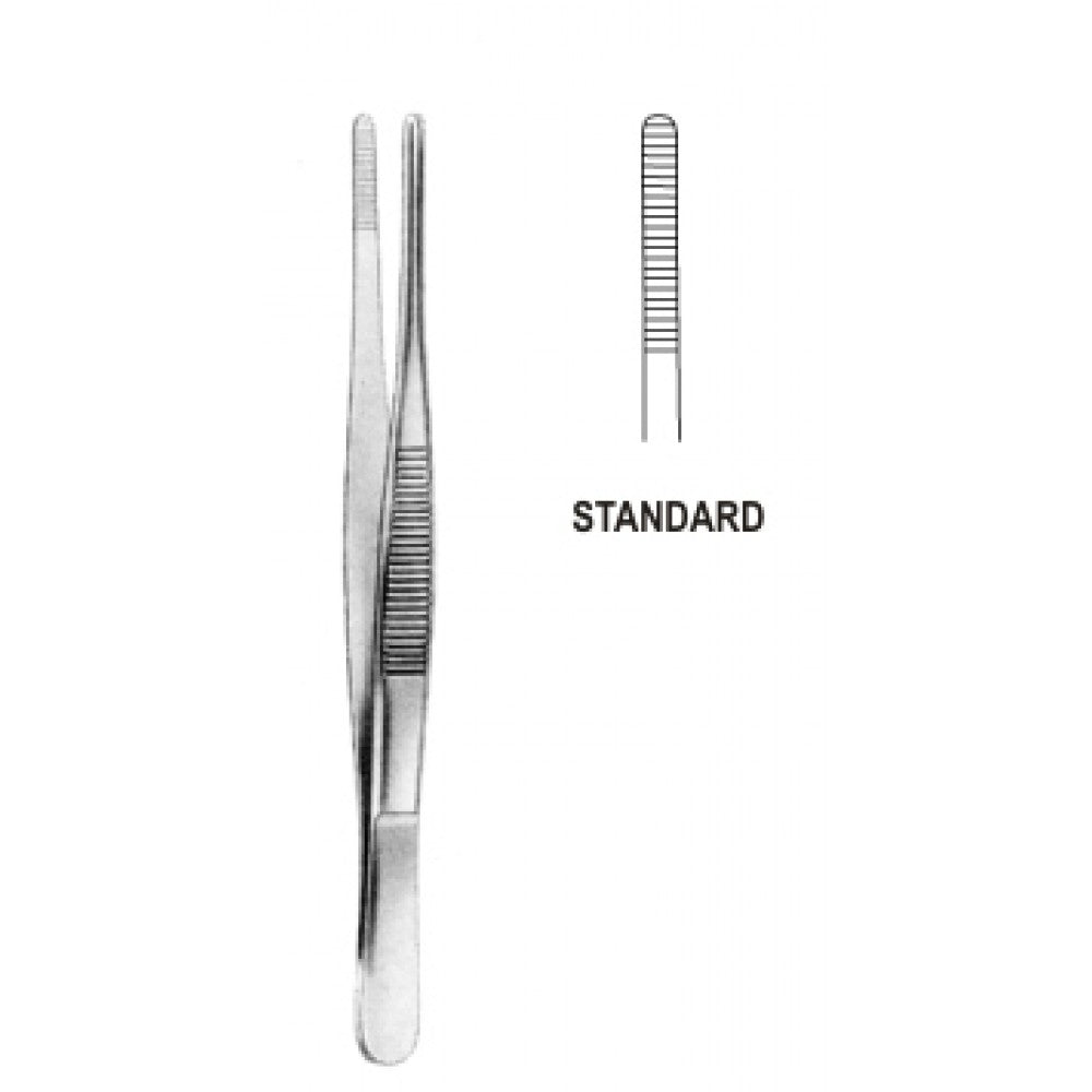Dressing Forceps USA model fluted grip 31cm - Surgix Instruments Medical Stainless Steel Forceps