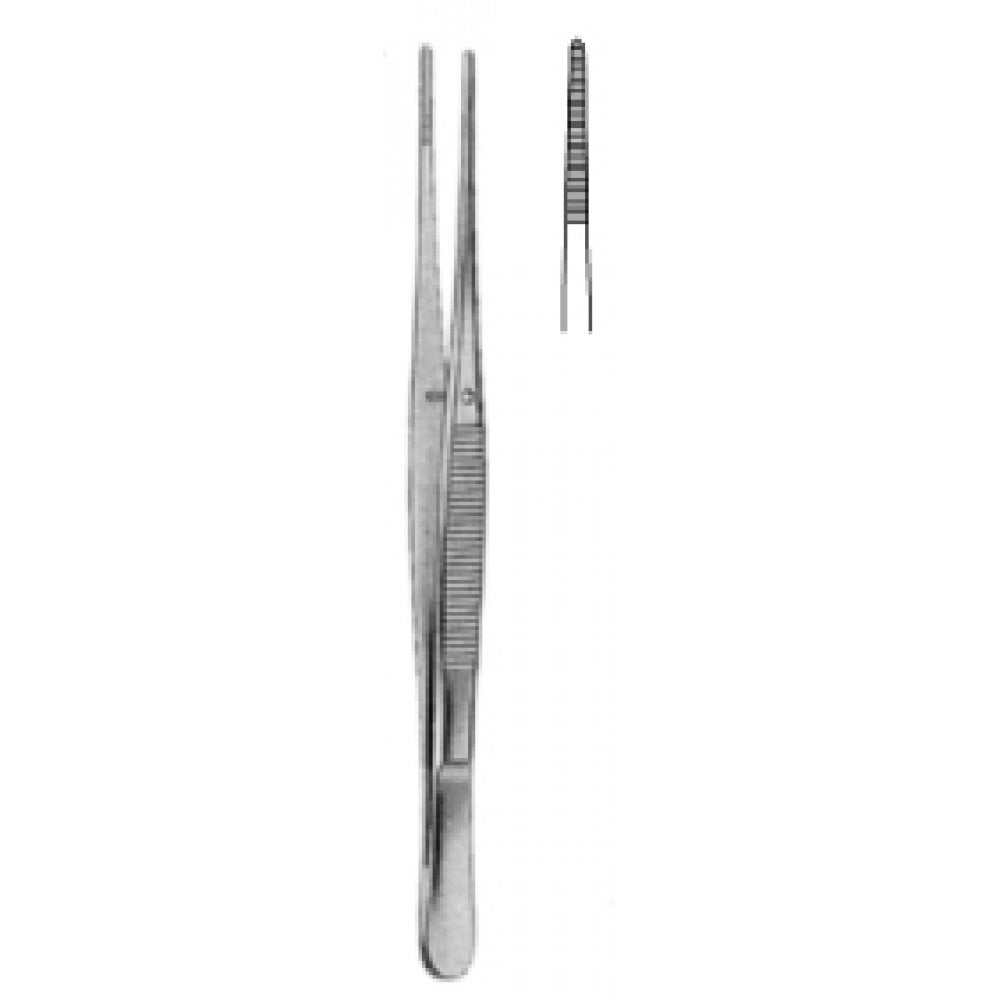 Semken Dressing Forceps Serrated Straight 12.5cm - Surgix Instruments Medical Stainless Steel Forceps