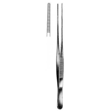 Brophy Dressing Forceps Straight Serrated 20cm - Surgix Instruments Medical Stainless Steel Forceps