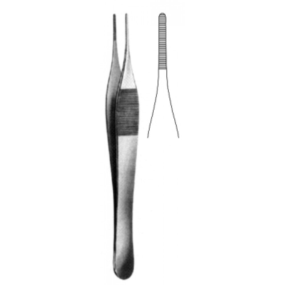 Jafferson Dissecting Forceps Serrated 18cm - Surgix Instruments Medical Stainless Steel Forceps