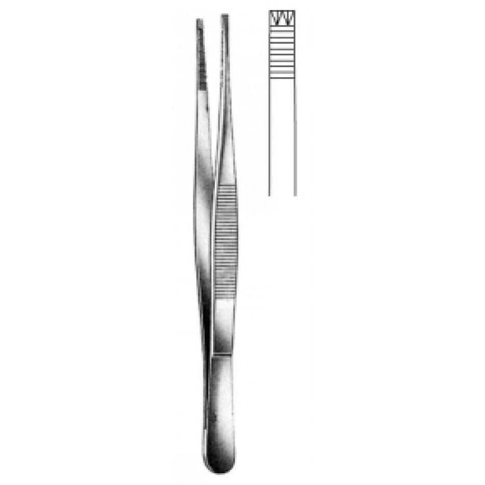 Adlerkreutz Tissue Forceps 2x3 Teeth, 20cm - Surgix Instruments Medical Stainless Steel Forceps