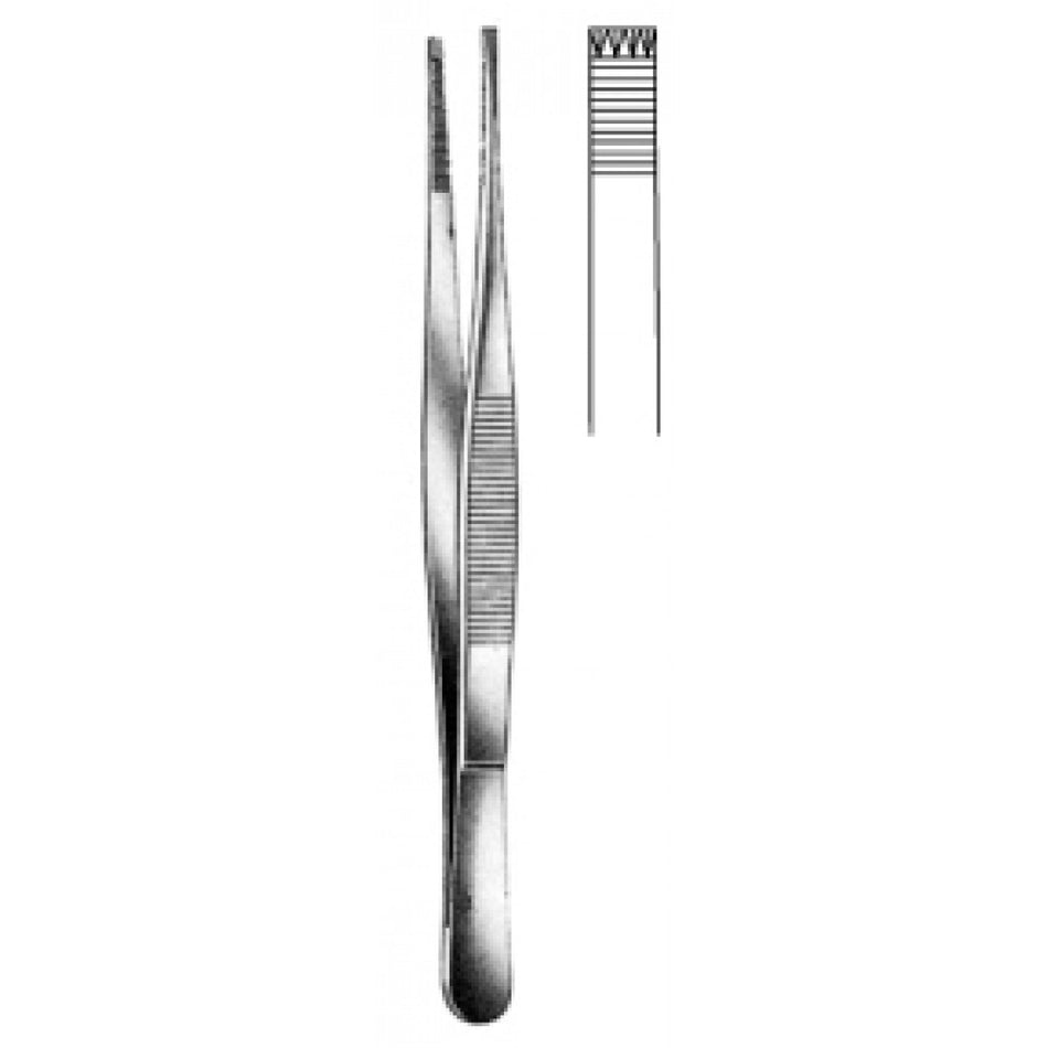 Adlerkreutz Tissue Forceps 4x5T, 25cm - Surgix Instruments Medical Stainless Steel Forceps