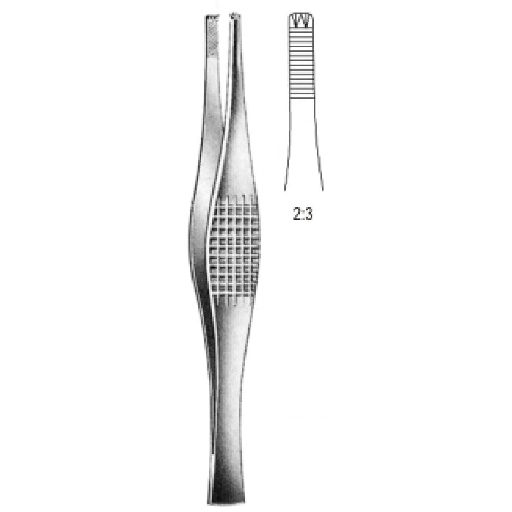 Ferris Smith Tissue Forceps 2x3 Teeth 18cm - Surgix Instruments Medical Stainless Steel Forceps