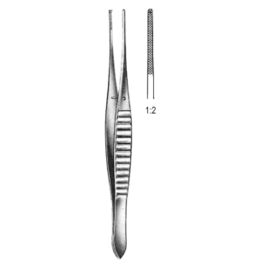 Gillies Tissue Forceps 1x2 Teeth 15cm - Surgix Instruments Medical Stainless Steel Forceps