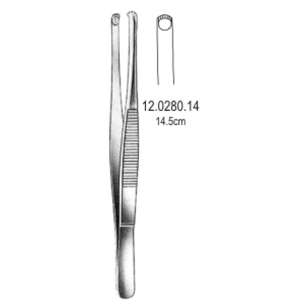 Durante Tissue Forceps 14.5cm - Surgix Instruments Medical Stainless Steel Forceps