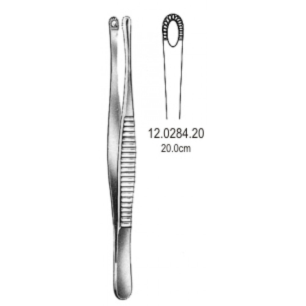 Russian Pattern Tissue Forceps 20cm - Surgix Instruments Medical Stainless Steel Forceps