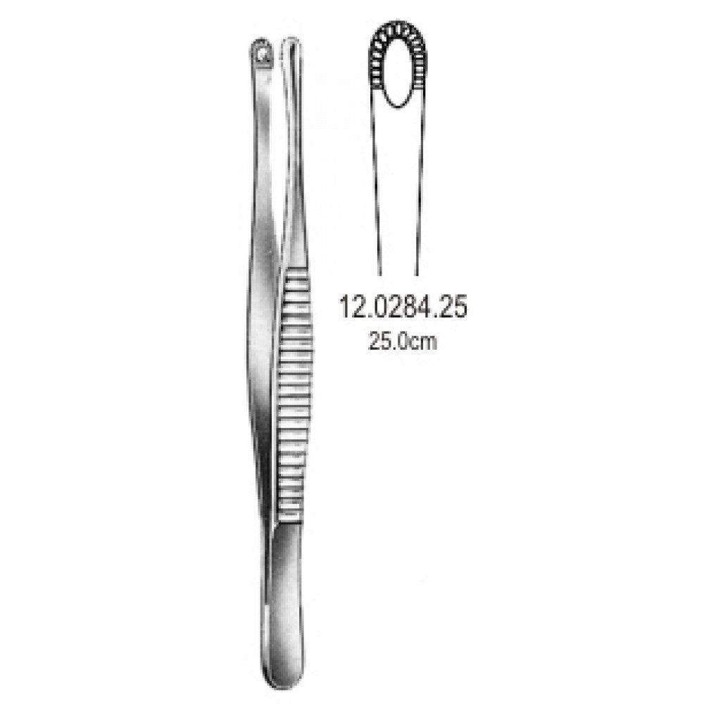 Russian Pattern Tissue Forceps 25cm - Surgix Instruments Medical Stainless Steel Forceps