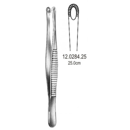 Russian Pattern Tissue Forceps 25cm - Surgix Instruments Medical Stainless Steel Forceps
