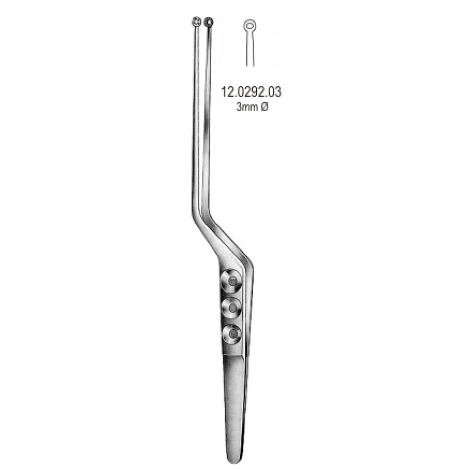 Yasargil Tumor Forceps spoon shaped jaw 3mm 22cm - Surgix Instruments Medical Stainless Steel Forceps