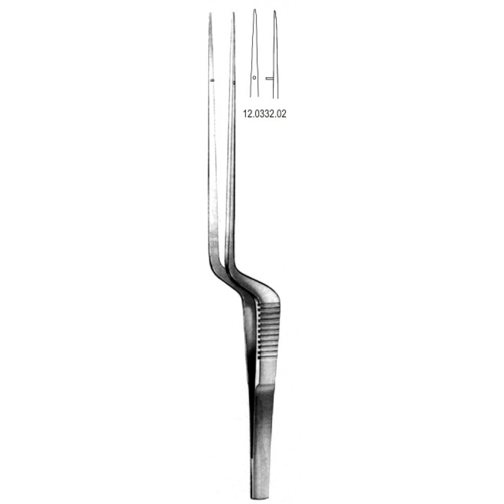 Micro Forceps Fine bayonet smooth 0.6mm, 18.5cm - Surgix Instruments Medical Stainless Steel Forceps