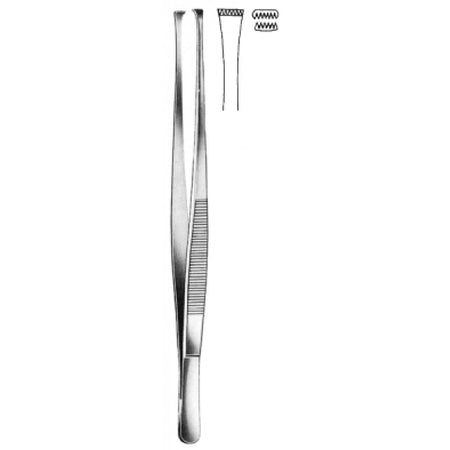Nelson Lung Grasping Forceps 6x7T 23cm - Surgix Instruments Medical Stainless Steel Forceps