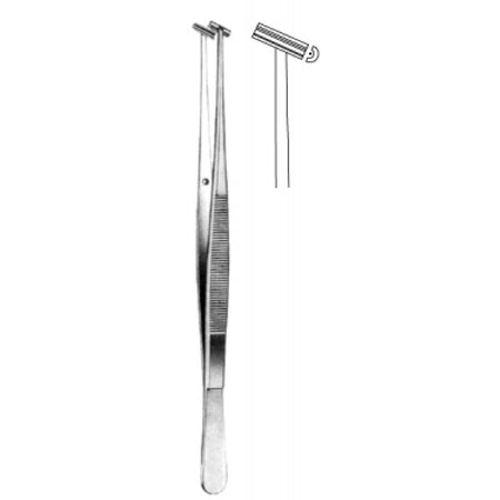 Catheter Seizing Forceps T-shaped 21cm - Surgix Instruments Medical Stainless Steel Forceps
