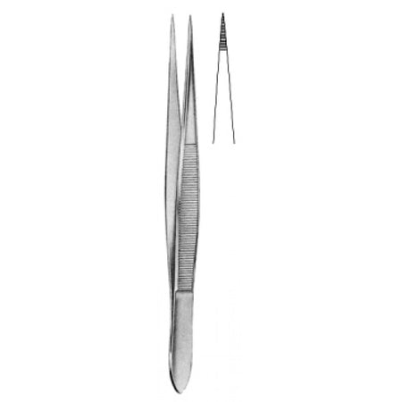 Splinter Forceps with guide pin 12.5cm - Surgix Instruments Medical Stainless Steel Forceps