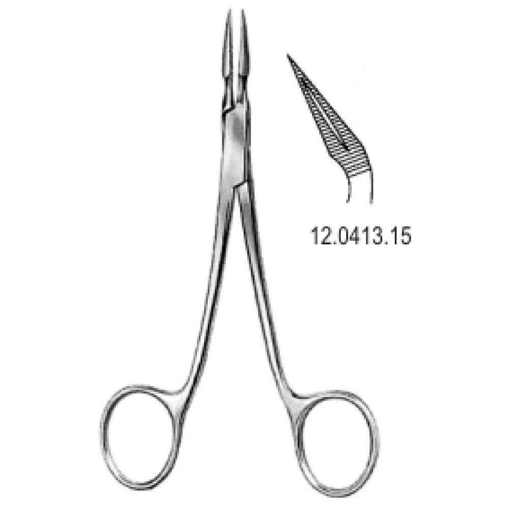 Virtus (Ralk) Splinter Forceps Curved 15cm - Surgix Instruments Medical Stainless Steel Forceps