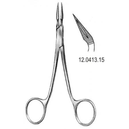 Virtus (Ralk) Splinter Forceps Curved 15cm - Surgix Instruments Medical Stainless Steel Forceps