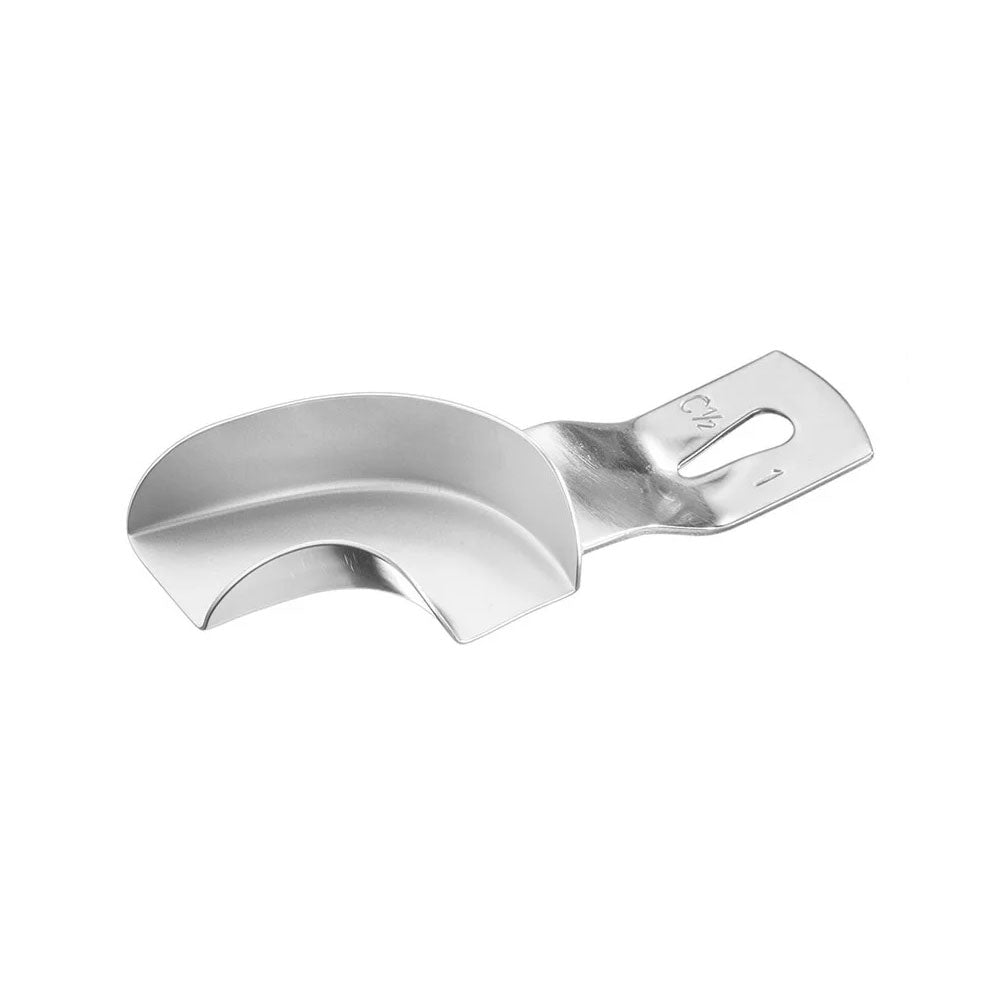 Impression tray, unperf., part., 1/2L, Size1 – Impression Trays For Partial Impressions | Surgix Instruments