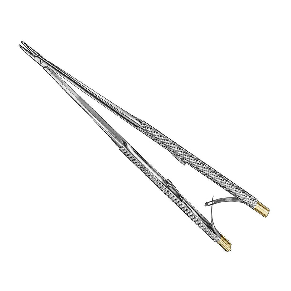 CASTROVIEJO, micro needle holder, 18cm, TC – Micro Needle Holders | Surgix Instruments