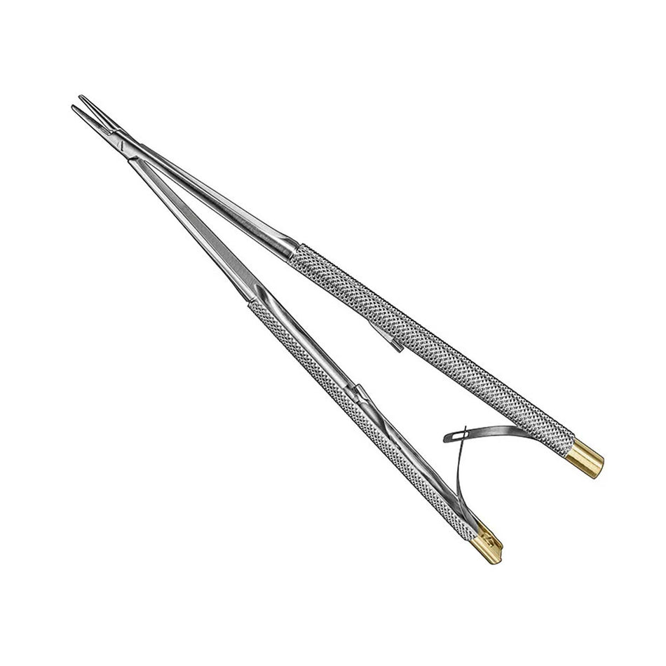 CASTROVIEJO, micro needle holder, 16cm, TC – Micro Needle Holders | Surgix Instruments