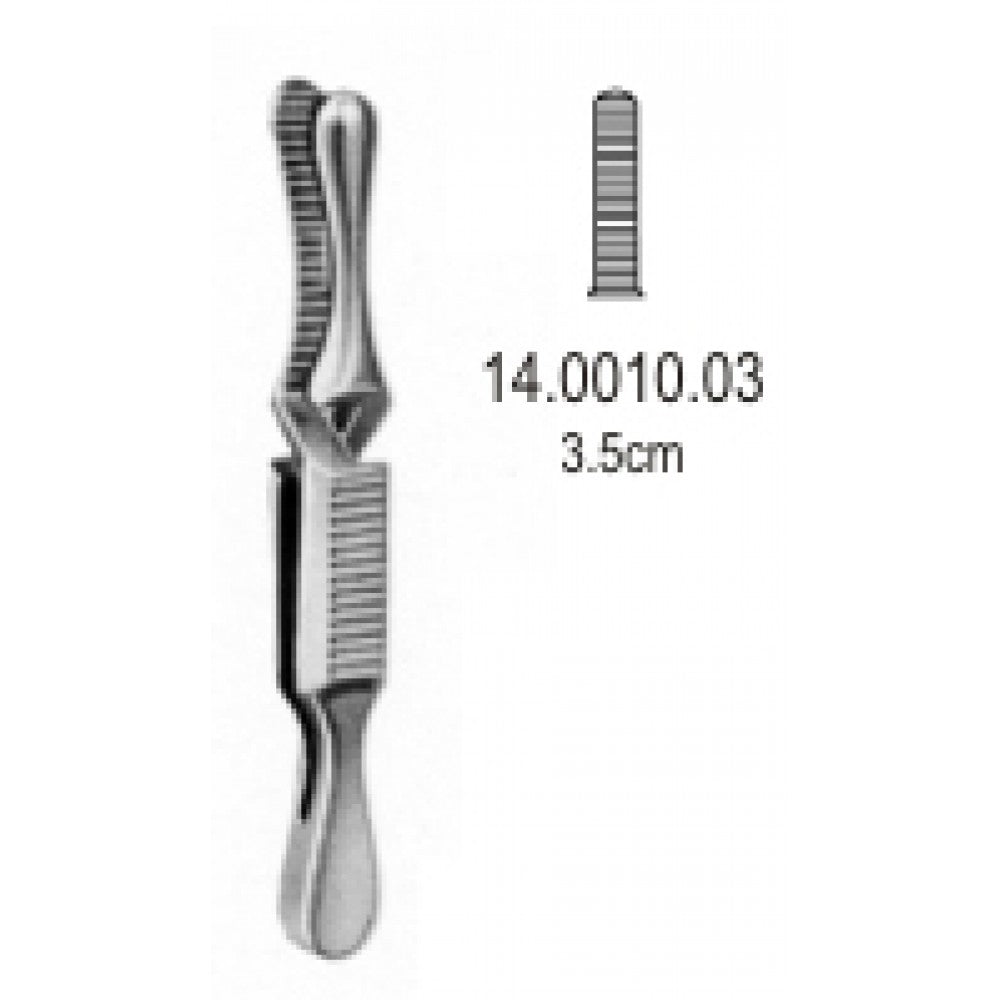 Dieffenbach Bulldog Hemostatic Forceps Straight 4cm - Surgix Instruments Medical Stainless Steel Hemostatic Clamp